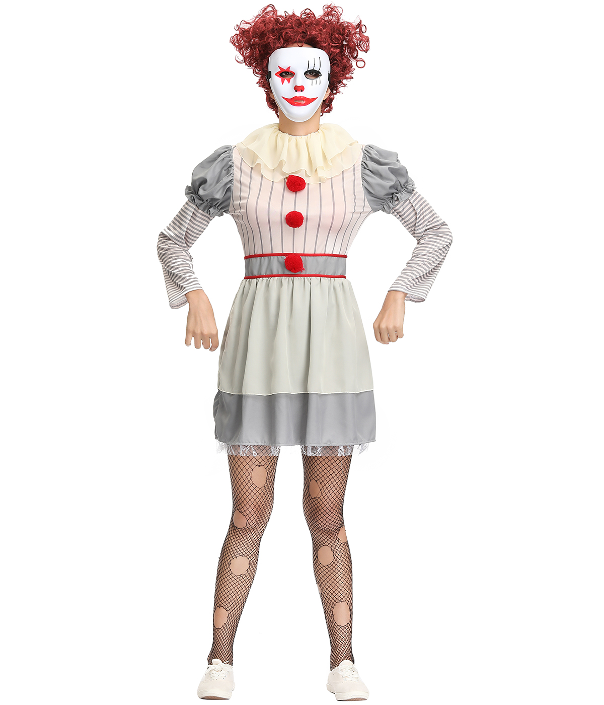 F1917 sexy clown costume for women